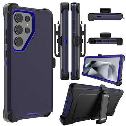 Heavy-Duty Belt Clip Phone Case for Samsung Galaxy – Rugged Dual-Layer Protection with Holster – S21 S22 S23 S24 S25 Plus Ultra