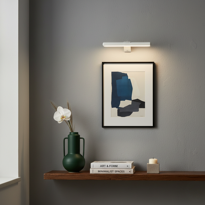 ArtGlow | Adjustable LED Wall Light for Artwork Display with Customizable Hues | Sleek Design for Elegant Illumination