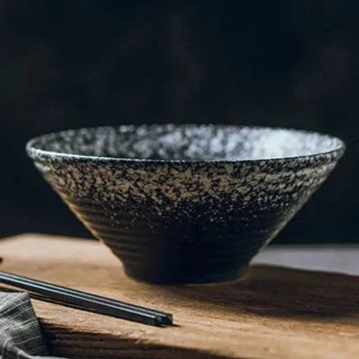 Ramen Bowl Japanese Style, Ceramic Ramen Bowl for Pho and Udon, Large Noodle Bowl for Soup and Salad