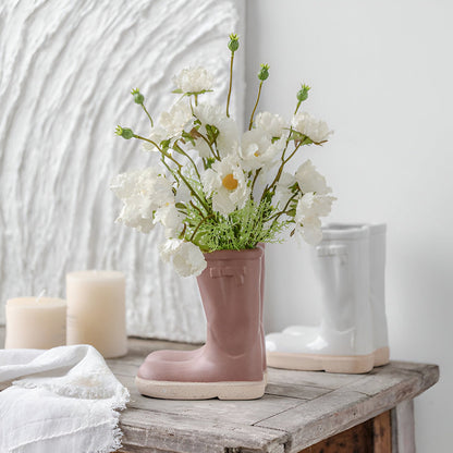 Artistic Ceramic Boot Vase – Unique 6.69 inch Design for Modern Interiors