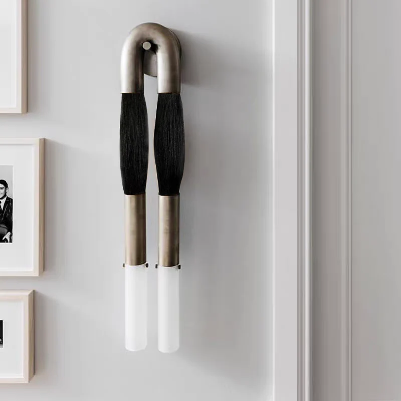 Crin Artística | Aplique de pared con elegante diseño de borla | Decoración única para el hogar con iluminación ambiental