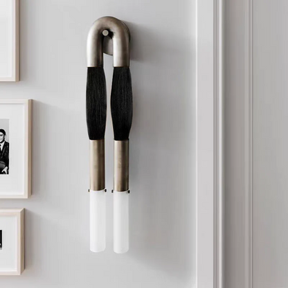 Crin Artística | Aplique de pared con elegante diseño de borla | Decoración única para el hogar con iluminación ambiental