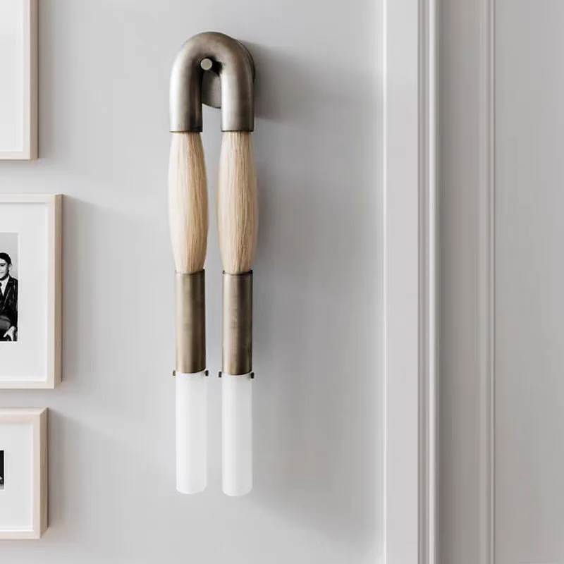 Crin Artística | Aplique de pared con elegante diseño de borla | Decoración única para el hogar con iluminación ambiental