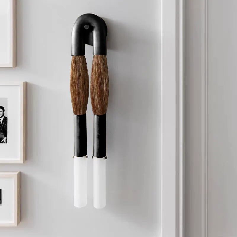 Crin Artística | Aplique de pared con elegante diseño de borla | Decoración única para el hogar con iluminación ambiental