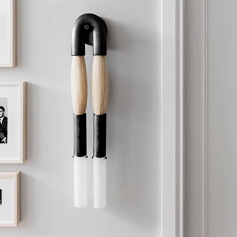 Crin Artística | Aplique de pared con elegante diseño de borla | Decoración única para el hogar con iluminación ambiental