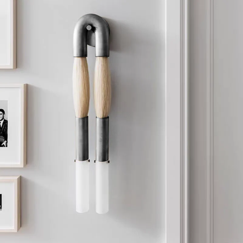 Crin Artística | Aplique de pared con elegante diseño de borla | Decoración única para el hogar con iluminación ambiental