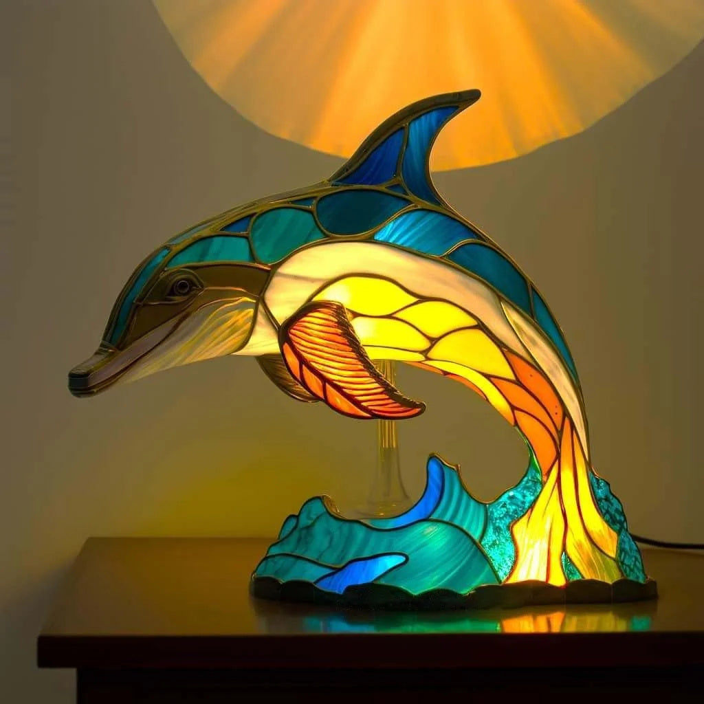 Artistic LED Table Lamp with Dimmable Light – Modern Design for Bedroom and Living Room Decor