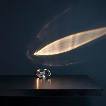 Artistic Table Lamp | Eye-Shaped Projection with Adjustable LED Colors | Modern Design for Captivating Ambiance