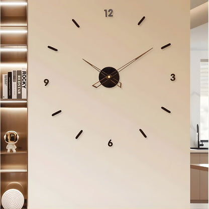 Artistic Wall Clock | Minimalist 3D Design with Silent Quartz Movement | Contemporary Decor for Modern Interiors