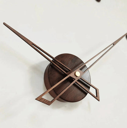 Artistic Wall Clock | Minimalist 3D Design with Silent Quartz Movement | Contemporary Decor for Modern Interiors