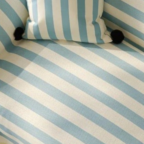 Asta Sofa Cover - Soft Microfiber, Striped Design