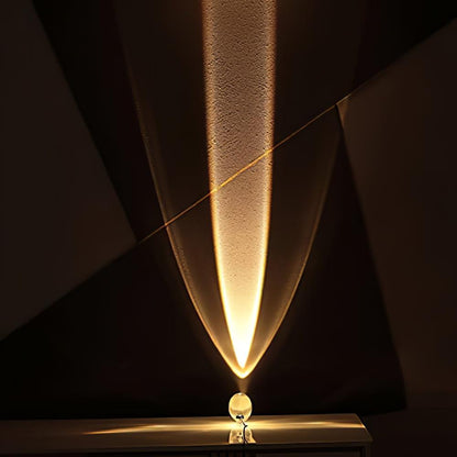 Eye-Projection Crystal Table Lamp with 3 LED Light Modes – Modern Accent Light for Bedroom & Living Room