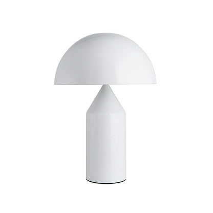 Metal Architectural Accent Lamp 14 in Sculptural Shape Soft Glow Nightstand Light Bedroom Side Table Decor Modern Minimal Home Office