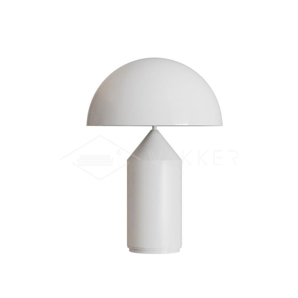 Metal Architectural Accent Lamp 14 in Sculptural Shape Soft Glow Nightstand Light Bedroom Side Table Decor Modern Minimal Home Office