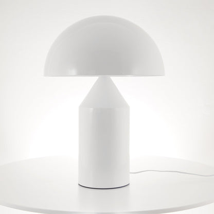 Metal Architectural Accent Lamp 14 in Sculptural Shape Soft Glow Nightstand Light Bedroom Side Table Decor Modern Minimal Home Office