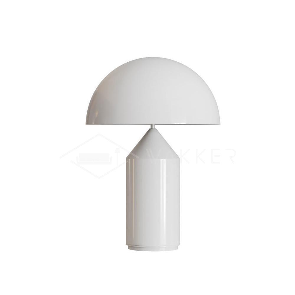 Metal Architectural Accent Lamp 14 in Sculptural Shape Soft Glow Nightstand Light Bedroom Side Table Decor Modern Minimal Home Office