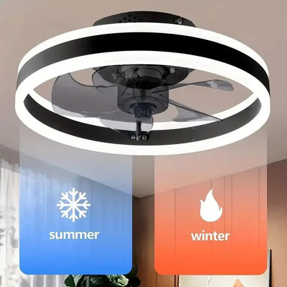 Aura | Modern Ceiling Fan Light with Whisper-Quiet Motor | Stylish Illumination for Comfort