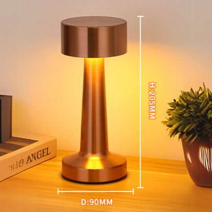 Aurelia Desk Lamp - Rechargeable Aluminium, Touch Control