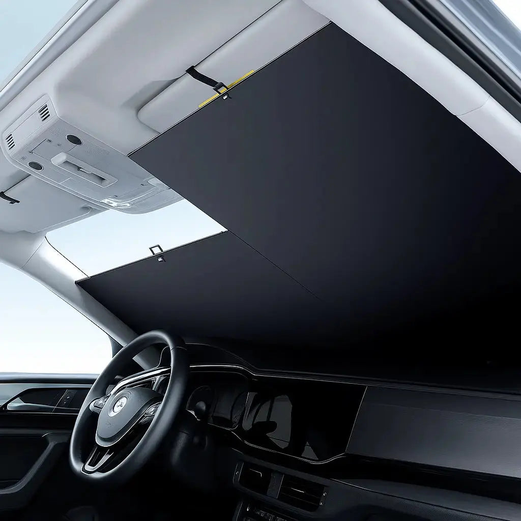 Ortekor AutoShield | Car Windshield Sun Shade with Heat Shield & Quick Cooling | Protects Interior from UV Rays