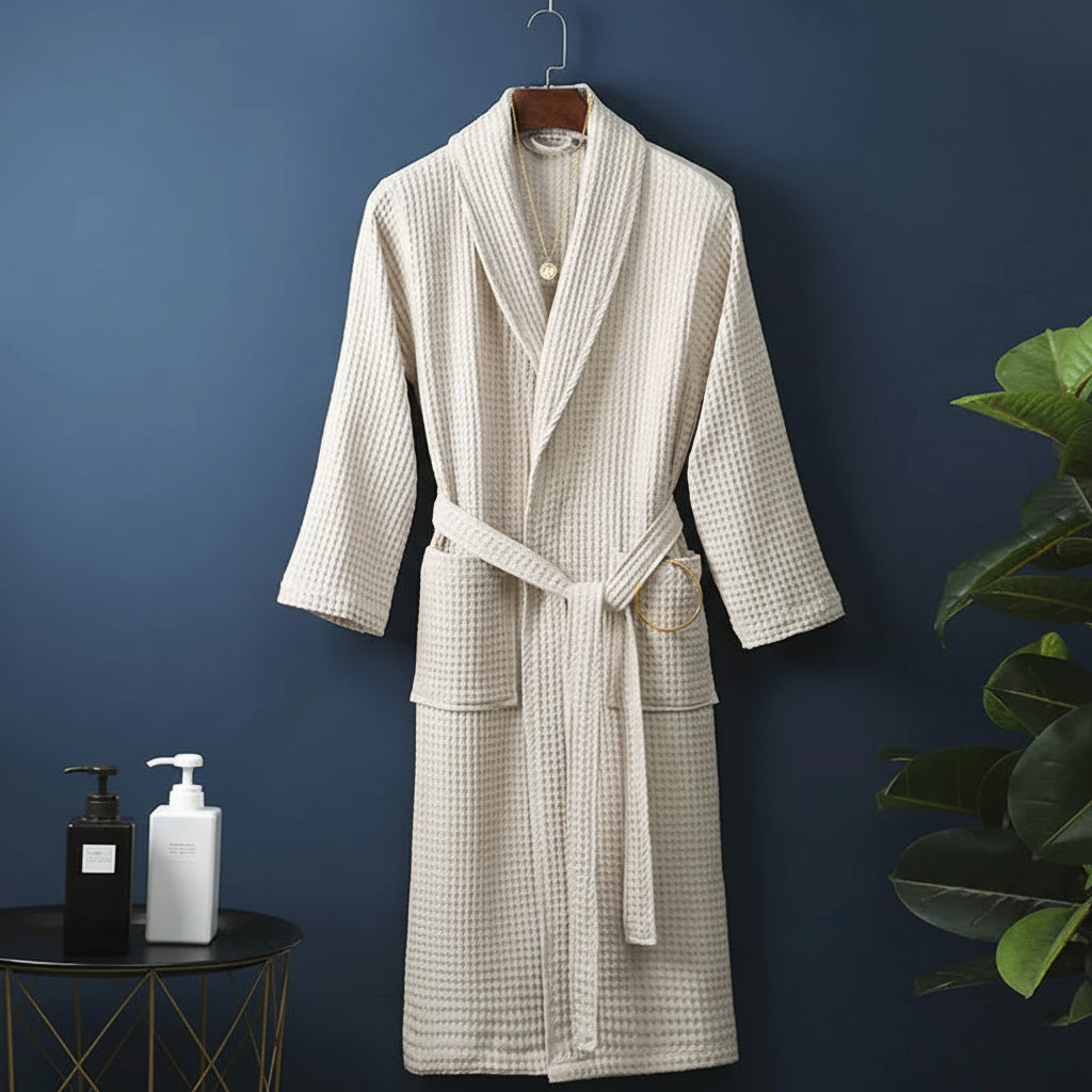 Luxurious Bathrobe | Soft Unisex Dressing Gown with High Absorbency | Comfortable Relaxation for Home