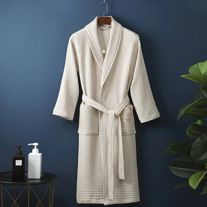 Luxurious Bathrobe | Soft Unisex Dressing Gown with High Absorbency | Comfortable Relaxation for Home