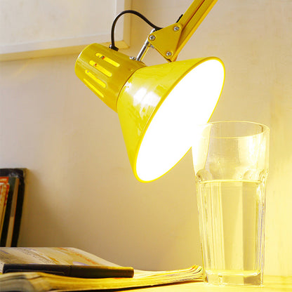 Adjustable Iron Standing Lamp 43 in Tall Black White Red Yellow E26 Base for Bedroom Living Room Office Reading Light Modern Minimalist Nord