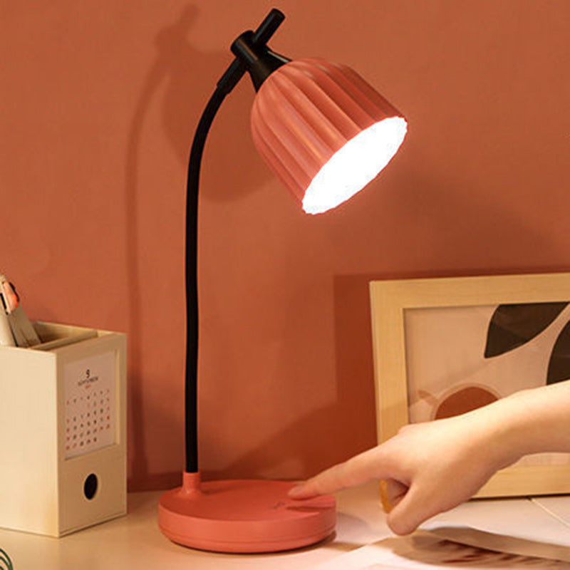 Adjustable LED Desk Lamp with Dimmer | Modern Minimalist Task Lighting for Home Office & Bedside | Touch Control Reading Light