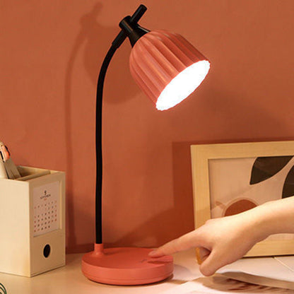 Adjustable LED Desk Lamp with Dimmer | Modern Minimalist Task Lighting for Home Office & Bedside | Touch Control Reading Light