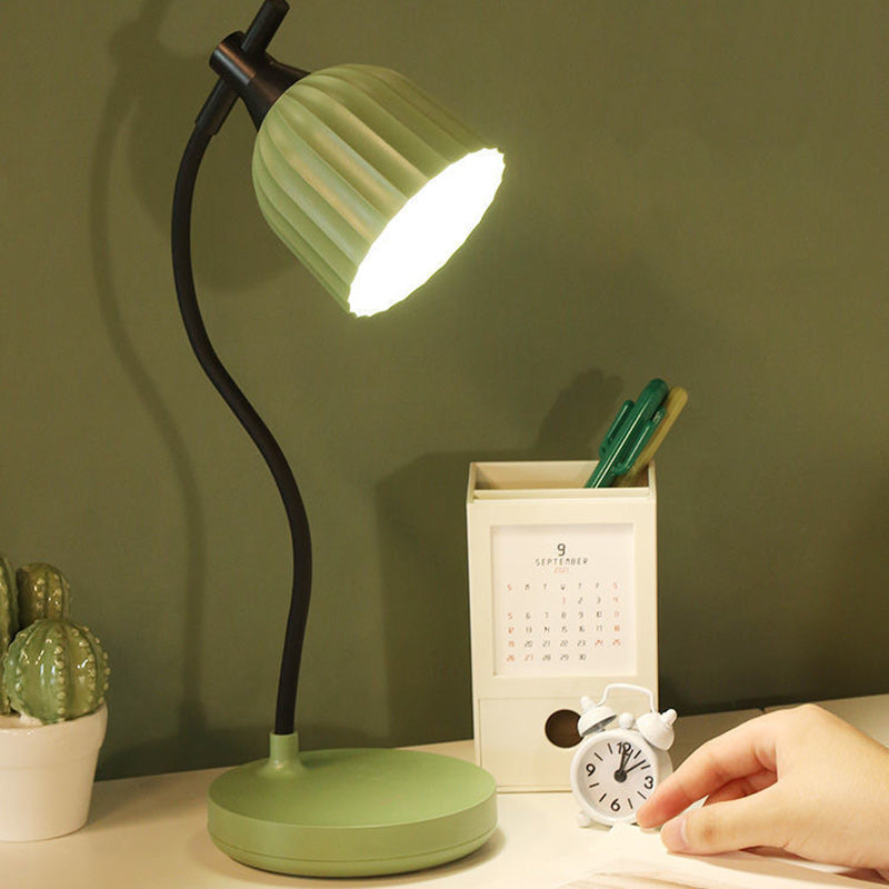 Adjustable LED Desk Lamp with Dimmer | Modern Minimalist Task Lighting for Home Office & Bedside | Touch Control Reading Light