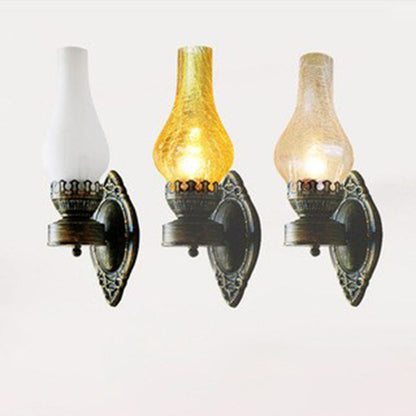 Industrial Bronze Metal Wall Sconce 16.5 in E26 Socket Hardwired Fixture for Hallways Bedrooms Living Rooms Entryways