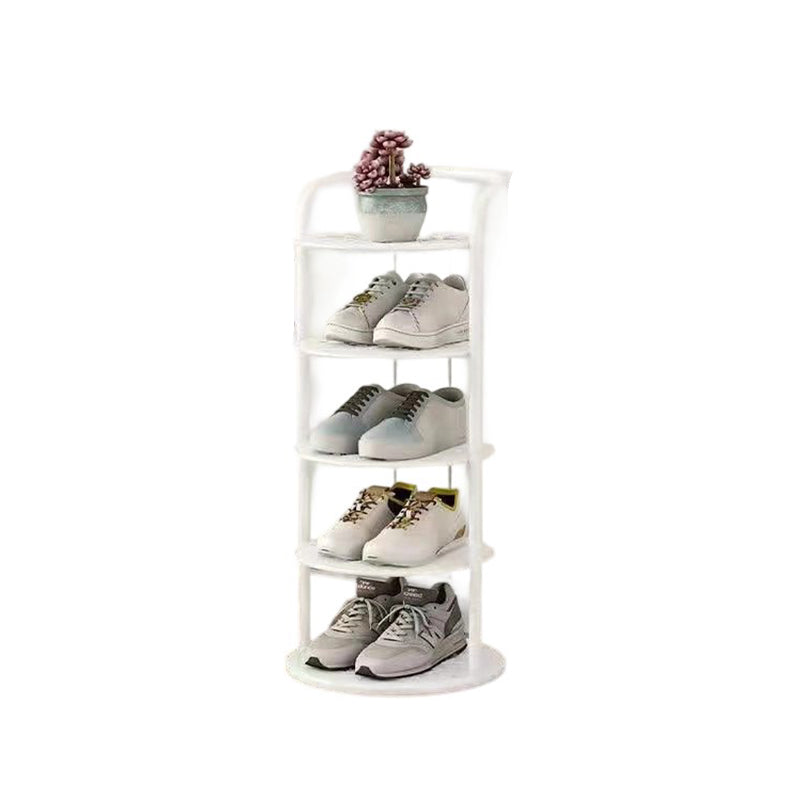 Vertical Footwear Organizer Rack Multi-Level Steel Frame Tower for Hallway Closet Bedroom Entryway Organization