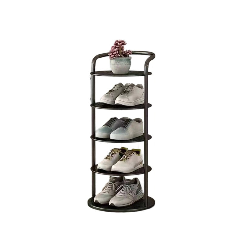 Vertical Footwear Organizer Rack Multi-Level Steel Frame Tower for Hallway Closet Bedroom Entryway Organization