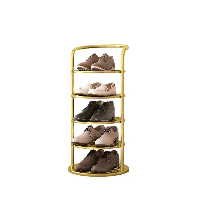 Vertical Footwear Organizer Rack Multi-Level Steel Frame Tower for Hallway Closet Bedroom Entryway Organization