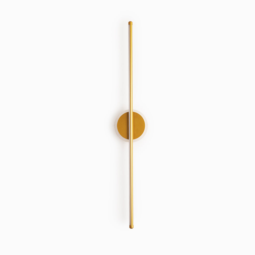 Modern Metal Sconce E27 LED Three-Color Switchable Fixture for Bedroom Living Room Hallway Accent Lighting Black Gold Finish Contemporary Ho