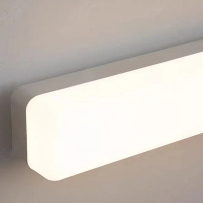 Lámpara de pared LED moderna para baño, aplique de acrílico blanco para espejo, grado de protección IP44
