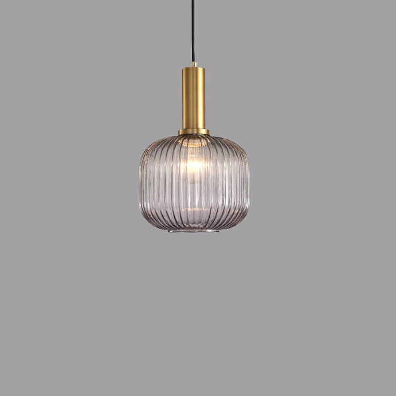 Glass Shade Hanging Light Fixture Adjustable 59-Inch Cord Kitchen Island Dining Room Ceiling Lamp E26 Socket Modern Drop Lighting for Counte