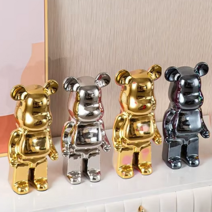 Resin Wildlife Figurine 11 Inches Tall Contemporary Animal Accent for Desk Shelf Entry Table Home Office Décor Modern Minimalist Art Statue