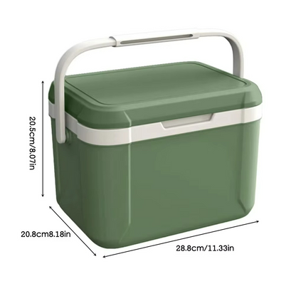 12V Portable Electric Cooler Warmer for Car, Camping & RV - 5L Capacity Thermoelectric Fridge with Dual Temperature Control