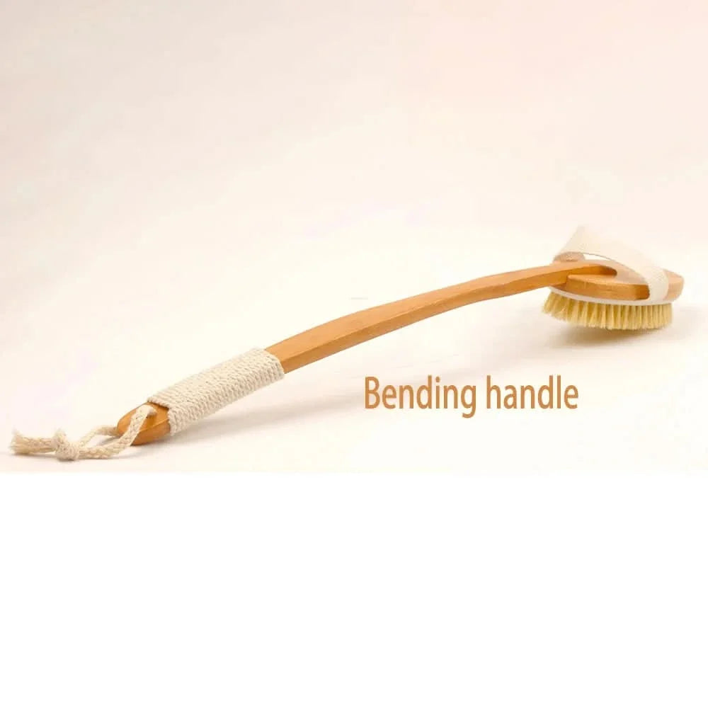 SPAFLOW – Foldable Bamboo Bath Brush for Massage & Scrubbing