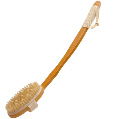 SPAFLOW – Foldable Bamboo Bath Brush for Massage & Scrubbing