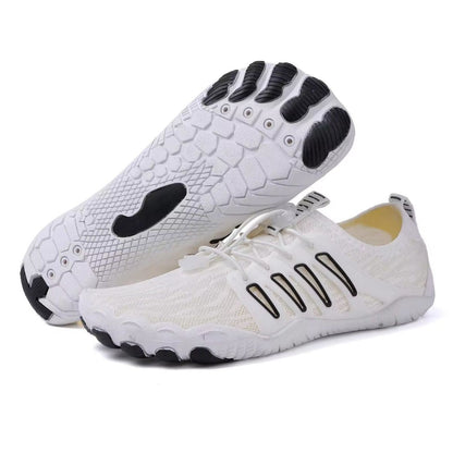 Lightweight Minimalist Barefoot Sneakers for Men & Women – Wide Toe Box Athletic Shoes for Walking, Travel & Everyday Comfort