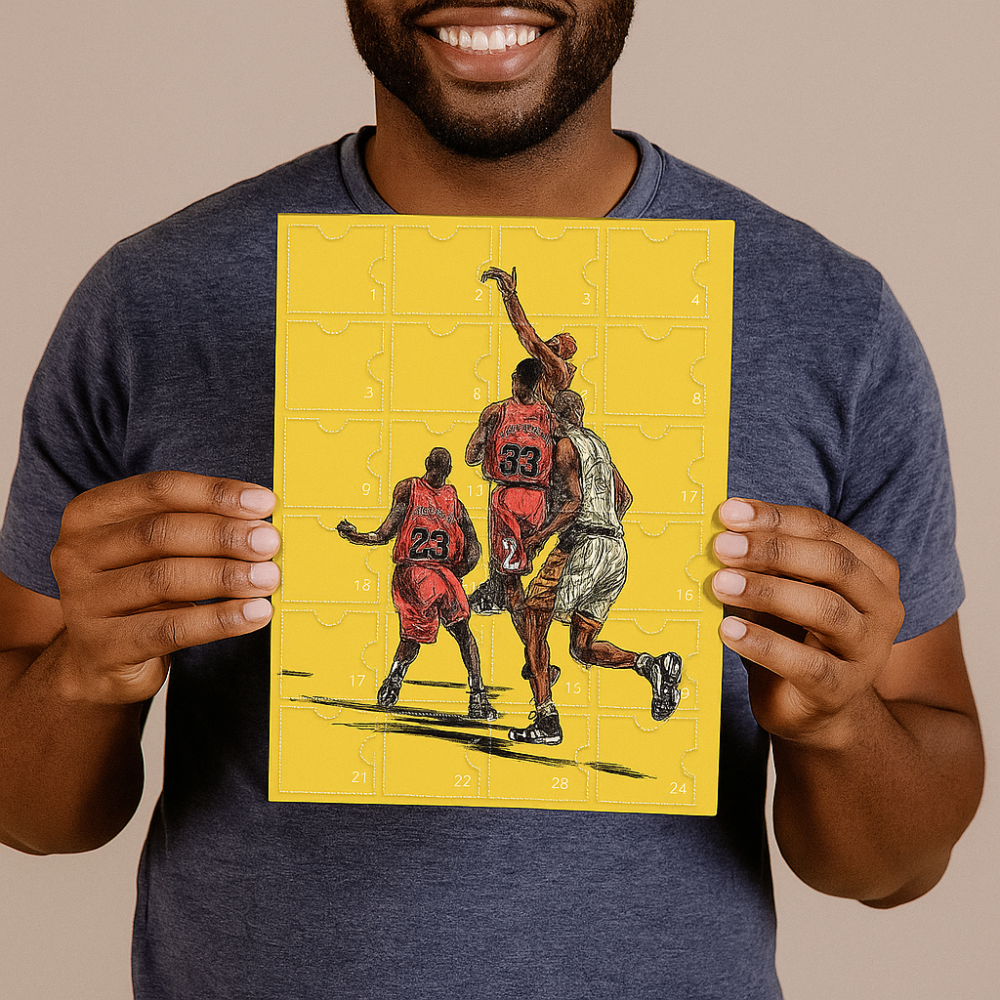 Basketball Collector Set | Advent Calendar with Mini Figures & Accessories | Fun Countdown for Fans