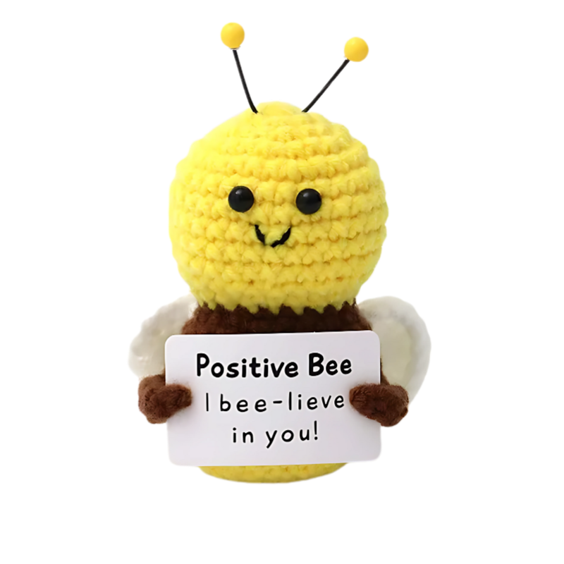 Handmade Mini Plush Companion – Pocket-Sized Cotton Yarn Character for Desk, Shelf & Everyday Cheer – Stress Relief Toy & Mood Booster