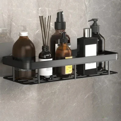 ALUVAULT – Aluminum Alloy Wall Mounted Bathroom Shelf Organizer