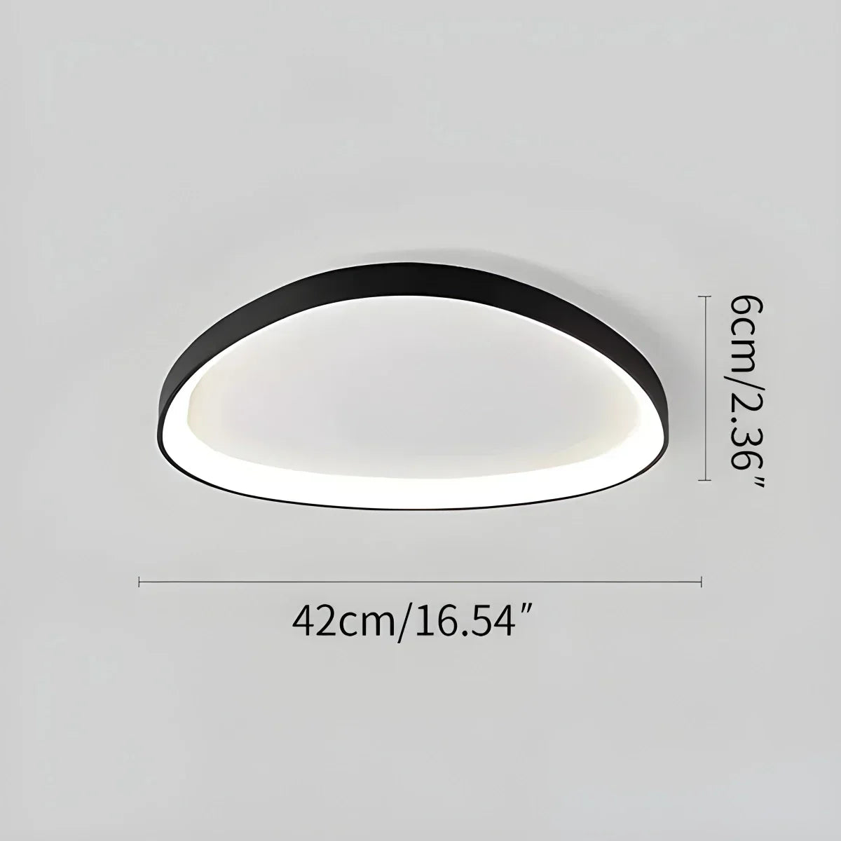 Lámpara de techo LED de montaje empotrado con control remoto de intensidad y temperatura de color para dormitorio, pasillo y sala de estar – Eficiencia energética