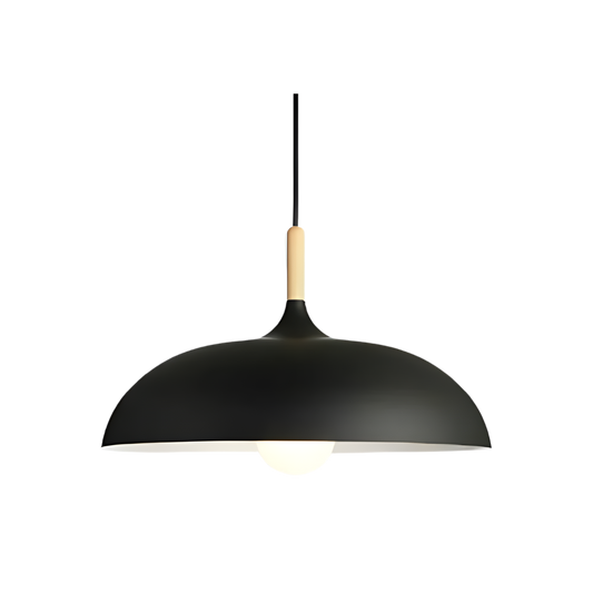Lámpara colgante de madera y hierro de 14-24 pulgadas de diámetro para isla de cocina o mesa de comedor, luminaria minimalista moderna, casquillo E27, altura de cable ajustable