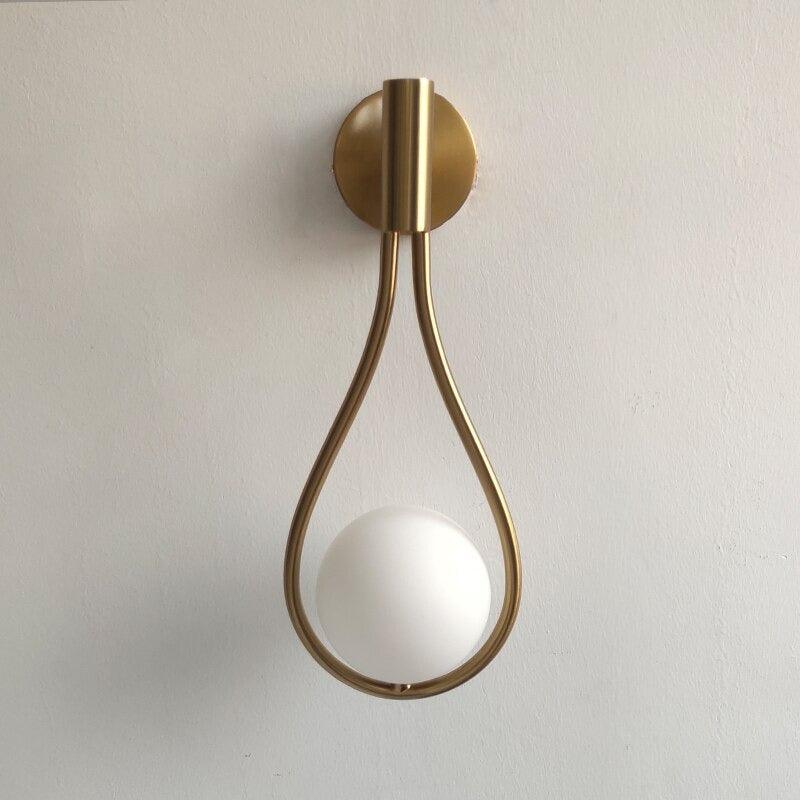 Metal Wall Sconce Minimalist Lamp Gold Black Silver Finish Hardwired Fixture Bedroom Hallway Living Room Dining Room Sconce