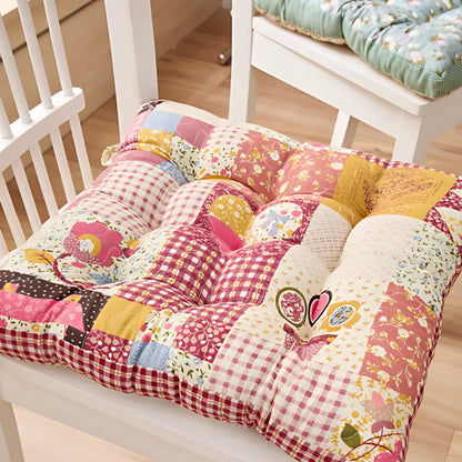 Blythe Seat Cushion - Thick Floral Microfiber for Chairs and Patios
