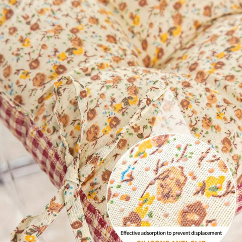 Blythe Seat Cushion - Thick Floral Microfiber for Chairs and Patios