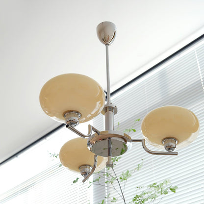 Spherical Glass Hanging Light Fixture 12 Inch Diameter Over Island Counter Contemporary Ceiling Lamp Clear Shade Kitchen Dining Entryway